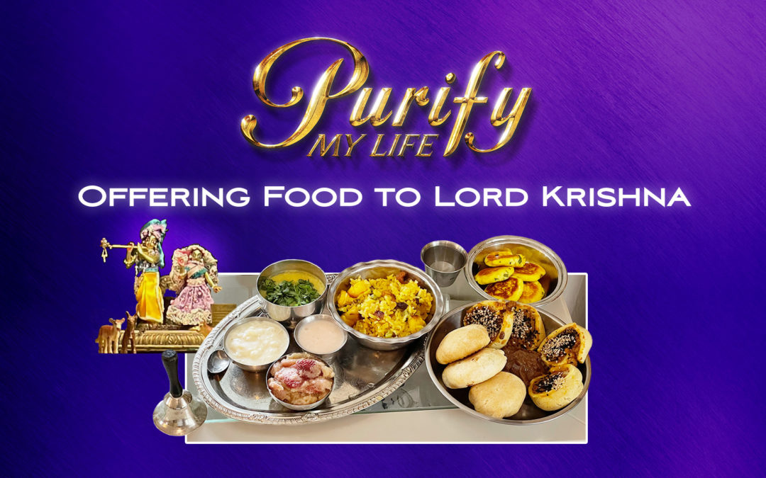 Offering Food to Lord Krishna